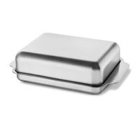Zack Bevo Brushed Stainless Steel Butter Dish 20144