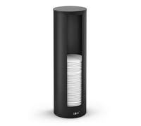 ZACK OLOMO 40518 Stainless Steel Cotton Pad Dispenser Black
