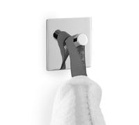 Zack Peco Stainless Steel Self-Adhesive Round Towel Hook - Mirror Polished