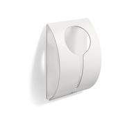 Zack Peco Stainless Steel Towel Clamp, White