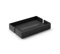 Zack Potes Black Stainless Steel Soap Dish 40537