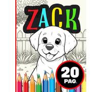 Zack: Smart Coloring Book - Easy Math for Kids (Ages 4-8) (LumiCromi Coloring Books)