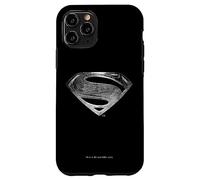 Zack Snyder's Justice League Superman Symbol Black Suit Case for iPhone 11 Pro