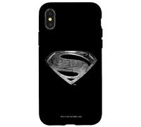 Zack Snyder's Justice League Superman Symbol Black Suit Case for iPhone X/XS