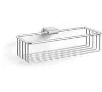 Zack Stainless Steel Atore Matt Shower Basket, 11.34" x 3.03" x 5.67", Silver Metallic
