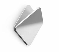 Zack Towel Hook Brushed Finish, Stainless Steel 18/10, Silver, L