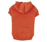 Zack & Zoey Basic Hoodie for Dogs, 20" Large, Vibrant Orange