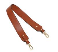ZacLAy Leather Shoulder Bag Strap Gold/black/silver Buckle Replacement Bag Strap for Crossbody Handbags Handles Bag Belt, Brown, Gold Buckle
