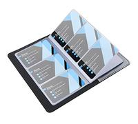 ZACRO Black Polyvinyl Chloride PVC Business Card Holder for Storing 150 Business Cards/Loyalty Cards/Credit Cards etc...