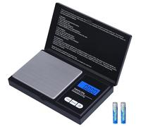 Zacro Digital Kitchen Scale Portable Pocket Scale 200g X 0.01g Mini Weighing Scale Jewelry Scale with LCD Display Batteries Included