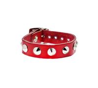 Zac's Alter Ego 1-Row Conical Studded Leather Bracelet with Buckle