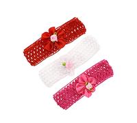 Zac's Alter Ego 3 Assorted Crochet Headbands with Attached Flowers