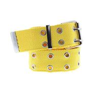 Zac's Alter Ego Adjustable Canvas Webbing Belt with 2 Row Eyelets