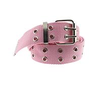 Zac's Alter Ego Adjustable Canvas Webbing Belt with 2 Row Eyelets