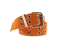 Zac's Alter Ego Adjustable Canvas Webbing Belt with 2 Row Eyelets