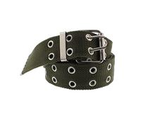 Zac's Alter Ego Adjustable Canvas Webbing Belt with 2 Row Eyelets
