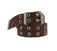 Zac's Alter Ego Adjustable Canvas Webbing Belt with 2 Row Eyelets
