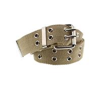 Zac's Alter Ego Adjustable Canvas Webbing Belt with 2 Row Eyelets