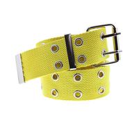 Zac's Alter Ego Adjustable Canvas Webbing Belt with 2 Row Eyelets