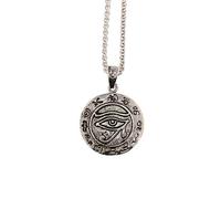 Zac's Alter Ego Alternative Jewellery Detailed Eye of Horus Chain Necklace