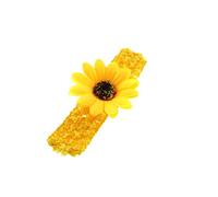 Zac's Alter Ego Baby/Children's Crochet Headband with Sunflower