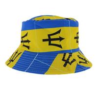 Zac's Alter Ego Barbados Flag Bucket Hat - Ideal for Carnival, Olympics, Sporting Events, etc...