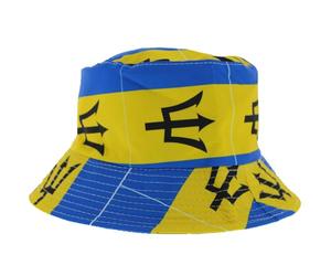 Zac's Alter Ego Barbados Flag Bucket Hat - Ideal for Carnival, Olympics, Sporting Events, etc...