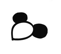 Zac's Alter Ego Black Mouse Ears Headband for Adults and Children