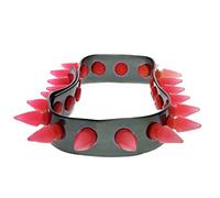 Zac's Alter Ego Bright UV Spike Studded Necklace/Choker - Cool Accessory