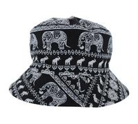Zac's Alter Ego Elephant Print Bucket Hat - Black,Red or Navy Blue