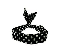 Zac's Alter Ego Fabric Polka Dot Retro Style Wire Headband