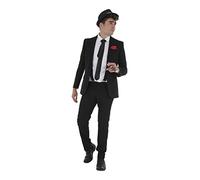 Zac's Alter Ego Fancy Dress 6 Piece Instant 1920s Gangster/Mafia/Mob Set Black