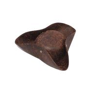 Zac's Alter Ego Fancy Dress Brown Ancient Tricorn Pirate Hat