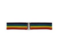 Zac's Alter Ego Fashionable Rainbow Stripe Elasticated Belt