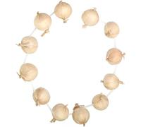 Zac's Alter Ego Garlic Garland Necklace Fake Garlic Garland Hanging Artificial Garlic Bunch for Chefs or Vampire Slayer Fancy Dress Costume