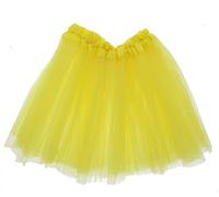 Zac's Alter Ego Girl's 3-Layer Tutu for Ballet or Fairy/Princess Sets World Book Day Accessories Yellow