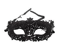 Zac's Alter Ego Glitter Masquerade Mask with Sequins - Variety of Colours