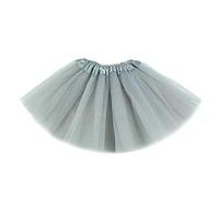 Zac's Alter Ego Lady Girls Women Silver Grey Tutu Skirt Fancy Dress Party Hen Party Fairy Princess Halloween Cosplay