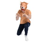 Zac's Alter Ego Large Latex Lion Head Mask - Great for World Book Day/Halloween