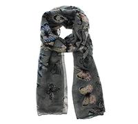 Zac's Alter Ego Long Lightweight Butterfly Cluster Print Scarf