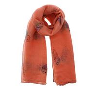 Zac's Alter Ego Long Lightweight Multicolour Large Owl Print Scarf