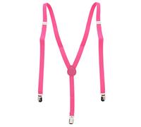 Zac's Alter Ego Men/Ladies Adjustable 15mm Width Skinny Plain Braces/Suspenders