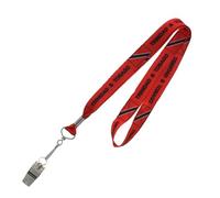 Zac's Alter Ego Metal Whistle on Trinidad & Tobago Lanyard
