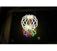 Zac's Alter Ego Multicolour DIY Glow in the Dark Ball, Luminous Craft Kit, Multicoloured Glowing Sphere