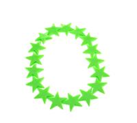 Zac's Alter Ego Neon Star Necklace, Retro 90s Style, Chunky Star Link Chain, for Festivals, Fancy Dress and Parties (Neon Green)
