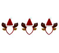 Zac's Alter Ego Pack of 3 Christmas Headbands/Head Boppers