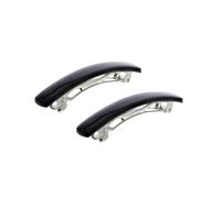 Zac's Alter Ego Pair of 6.5cm Small Straight Hair Barrettes/Ponytail Holders