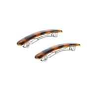 Zac's Alter Ego Pair of 6.5cm Small Straight Hair Barrettes/Ponytail Holders