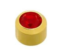 Zac's Alter Ego Pair of Gold or Silver Plated 4mm Caflon Ear Piercing Clear Crystal Stone Earring Studs