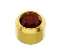 Zac's Alter Ego Pair of Gold or Silver Plated 4mm Caflon Ear Piercing Clear Crystal Stone Earring Studs